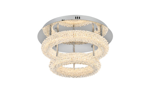 Flush Mounts Ring Shade/Halo by Elegant Lighting ( 173 | 3800F18L2C Bowen ) 