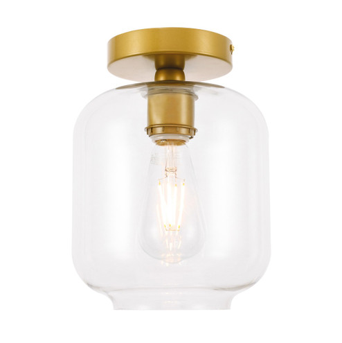 Flush Mounts Glass Down by Elegant Lighting ( 173 | LD2270BR Collier ) 