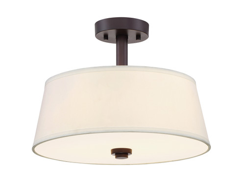 Semi-Flush Mts. Drum Shade by Designers Fountain ( 43 | 88511-SB Studio ) 