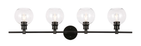 Bathroom Fixtures Four Lights by Elegant Lighting ( 173 | LD2322BK Collier ) 