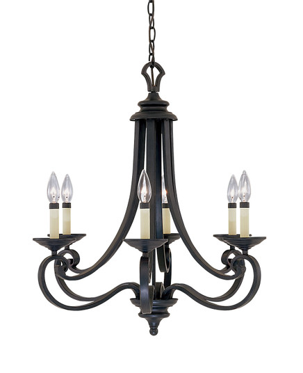 Mid. Chandeliers Candle by Designers Fountain ( 43 | 9036-NI Barcelona ) 