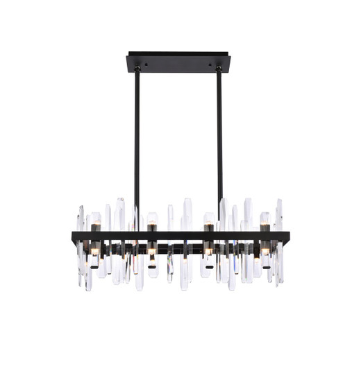 Linear/Island Geometric/Linear by Elegant Lighting ( 173 | 2200G30BK Serena ) 