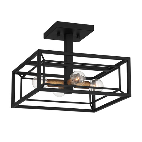 Semi-Flush Mts. Exposed Lamps by Designers Fountain ( 43 | D237C-SF-MB Within ) 