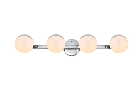 Bathroom Fixtures Four Lights by Elegant Lighting ( 173 | LD7305W29CH Majesty ) 