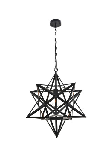 Pendants Open Frame by Elegant Lighting ( 173 | LD4076D24BK Nocturne ) 