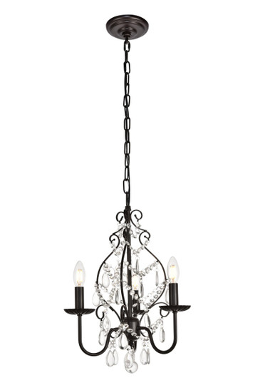 Mini Chandeliers Candle by Elegant Lighting ( 173 | LD5003D15ORB BLAISE ) 