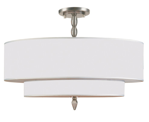 Semi-Flush Mts. Drum Shade by Crystorama ( 60 | 9507-SN_CEILING Luxo ) 
