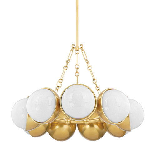 Mid. Chandeliers Glass Down by Corbett Lighting ( 68 | 340-34-VPB Althea ) 