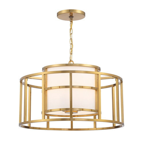 Mid. Chandeliers Drum Shade by Crystorama ( 60 | 9595-LG Hulton )  Mid. Chandeliers Drum Shade by Crystorama ( 60 | 9595-LG Hulton )