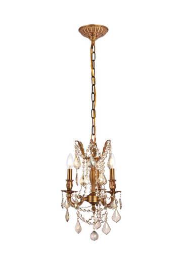 Mini Chandeliers Candle by Elegant Lighting ( 173 | 9203D13FG-GT/RC Rosalia ) 