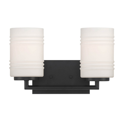 Bathroom Fixtures Two Lights by Designers Fountain ( 43 | D257M-2B-MB Leavenworth ) 