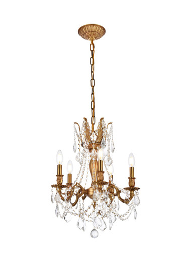 Mini Chandeliers Candle by Elegant Lighting ( 173 | 9205D18FG/RC Rosalia ) 