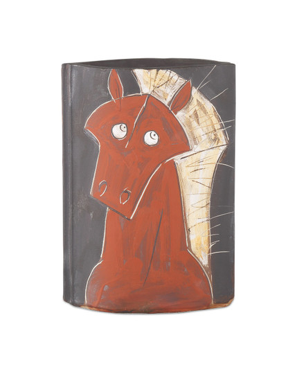 Home Accents Vases/Urns by Currey and Company ( 142 | 1200-0879 Artisitc Horse Collection ) 