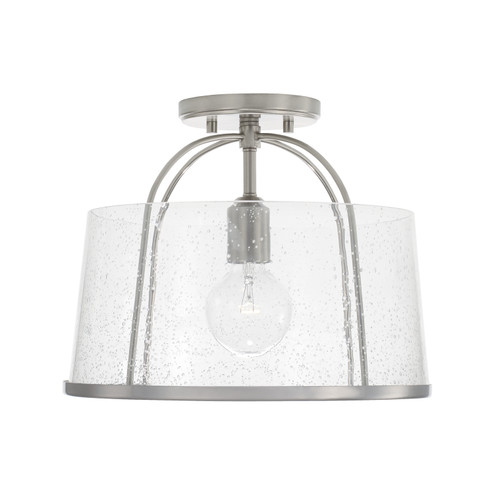 Semi-Flush Mts. Drum Shade by Capital Lighting ( 65 | 247011BN Madison ) 