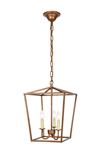 Foyer/Hall Lanterns Open Frame by Elegant Lighting ( 173 | LD6008D12G Maddox ) 