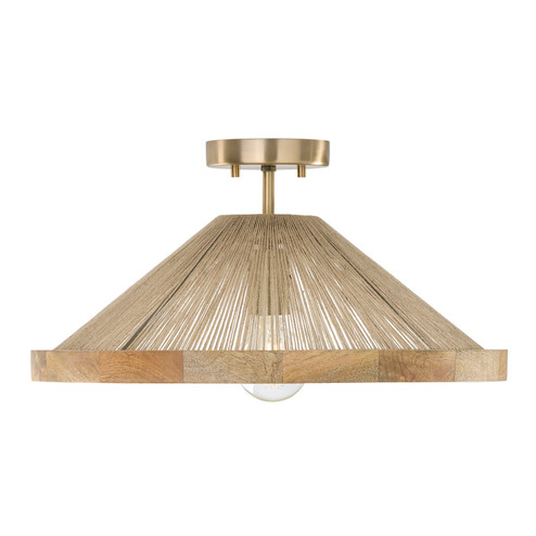 Semi-Flush Mts. Glass Down by Capital Lighting ( 65 | 252811MA Maya ) 