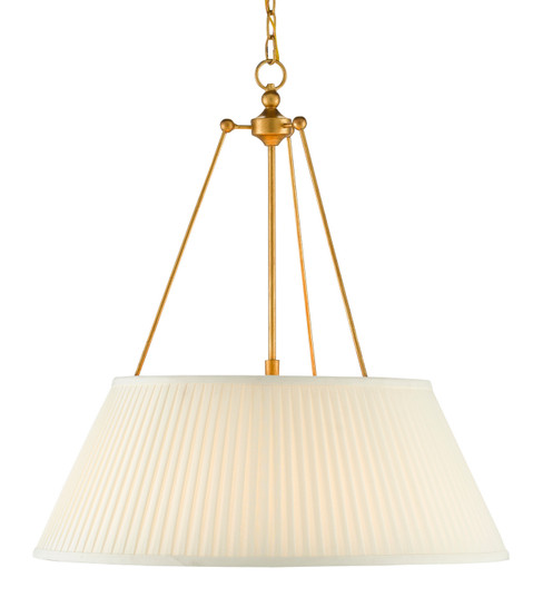 Pendants Fabric Shade by Currey and Company ( 142 | 9000-0793 Lytham Gold Pendant ) 