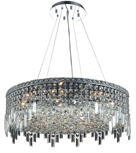 Mid. Chandeliers Glass Down by Elegant Lighting ( 173 | V2031D28C/RC Maxime ) 