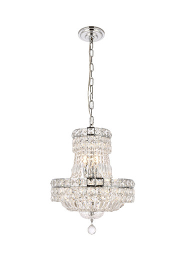 Mini Chandeliers Glass Shade by Elegant Lighting ( 173 | V2528D14C/RC Tranquil ) 