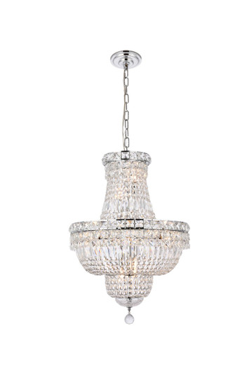 Mini Chandeliers Glass Shade by Elegant Lighting ( 173 | V2528D18C/RC Tranquil ) 