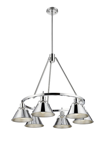 Mid. Chandeliers Metal Shade by Golden ( 62 | 3306-6 CH-CH Orwell ) 
