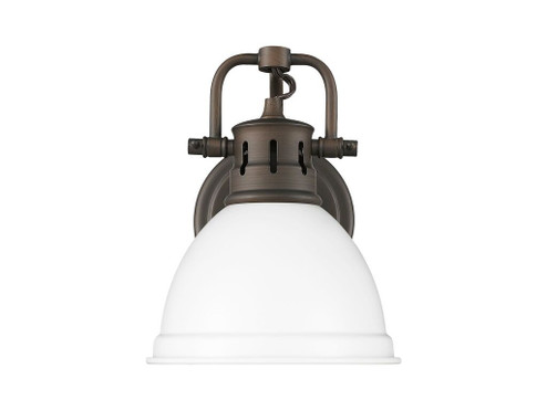 Sconces Metal by Golden ( 62 | 3602-BA1 RBZ-WHT Duncan ) 