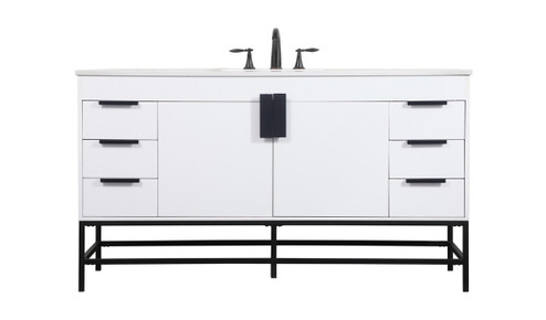 Plumbing Bath Chests/Vanities by Elegant Lighting ( 173 | VF48860MWH Eugene ) 