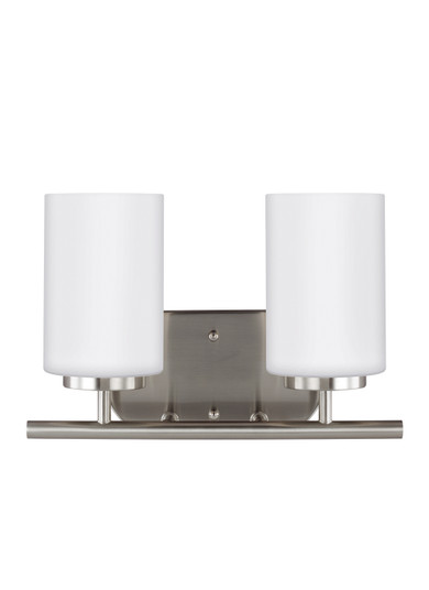 Bathroom Fixtures Two Lights by Generation Lighting ( 1 | 41161-962 Oslo )  Bathroom Fixtures Two Lights by Generation Lighting ( 1 | 41161-962 Oslo )