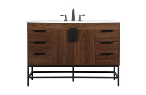 Plumbing Bath Chests/Vanities by Elegant Lighting ( 173 | VF488W48MWT Eugene ) 