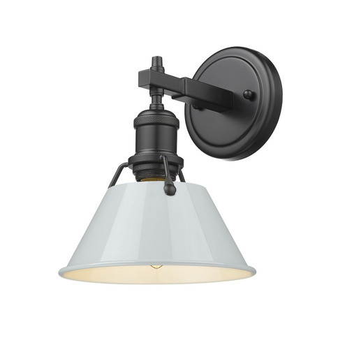 Sconces Metal by Golden ( 62 | 3306-BA1 BLK-DB Orwell ) 