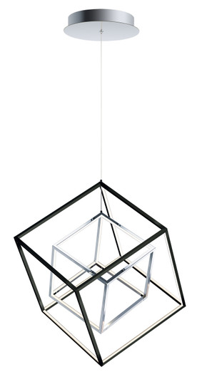 Pendants Glass Down by ET2 ( 86 | E30584-BKPC 4 Square ) 