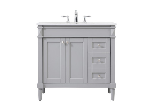 Plumbing Bath Chests/Vanities by Elegant Lighting ( 173 | VF31836GR Bennett ) 