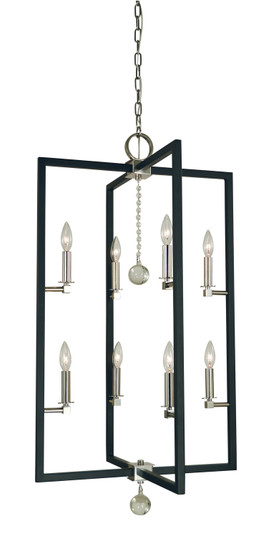 Foyer/Hall Lanterns Open Frame by Framburg ( 8 | 5368 PN/MBLACK Minimalist Elegant ) 
