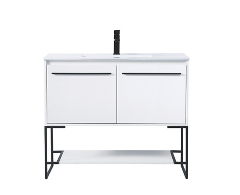 Plumbing Bath Chests/Vanities by Elegant Lighting ( 173 | VF42040WH Gerard )  Plumbing Bath Chests/Vanities by Elegant Lighting ( 173 | VF42040WH Gerard )