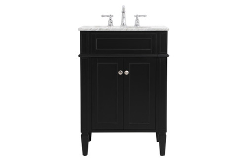 Plumbing Bath Chests/Vanities by Elegant Lighting ( 173 | VF12524BK Park Avenue )  Plumbing Bath Chests/Vanities by Elegant Lighting ( 173 | VF12524BK Park Avenue )