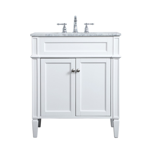 Plumbing Bath Chests/Vanities by Elegant Lighting ( 173 | VF12530WH Park Avenue )  Plumbing Bath Chests/Vanities by Elegant Lighting ( 173 | VF12530WH Park Avenue )