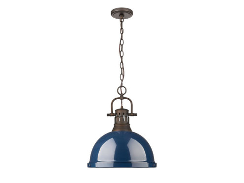 Pendants Metal Shade by Golden ( 62 | 3602-L RBZ-NVY Duncan ) 