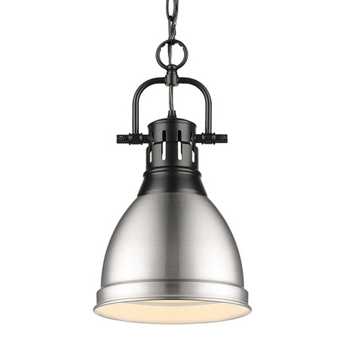 Mini Pendants Metal Shade by Golden ( 62 | 3602-S BLK-PW Duncan ) 