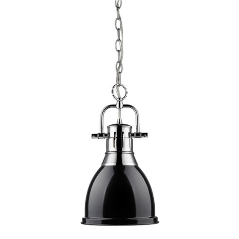 Mini Pendants Metal Shade by Golden ( 62 | 3602-S CH-BK Duncan ) 