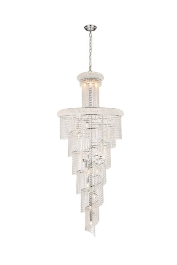 Large Chandeliers Glass Shade by Elegant Lighting ( 173 | V1800SR30C/RC Spiral ) 