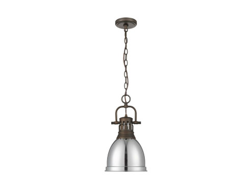 Mini Pendants Metal Shade by Golden ( 62 | 3602-S RBZ-CH Duncan ) 