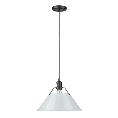 Pendants Metal Shade by Golden ( 62 | 3306-L BLK-DB Orwell ) 