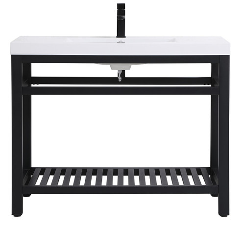 Plumbing Bath Chests/Vanities by Elegant Lighting ( 173 | VF14042BK Raya ) 