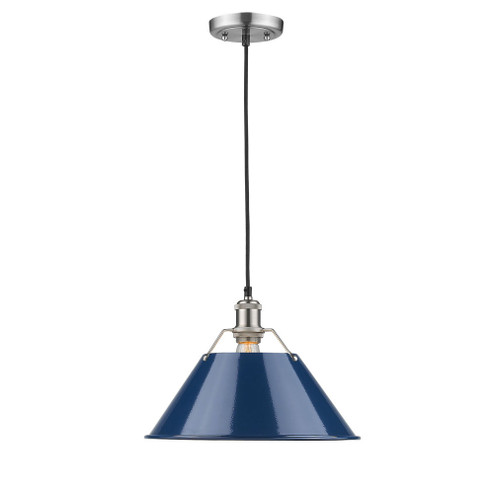 Pendants Metal Shade by Golden ( 62 | 3306-L PW-NVY Orwell ) 