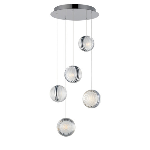 Mini Chandeliers Multi-Port/Cascade by ET2 ( 86 | E24695-75PC Pulse ) 
