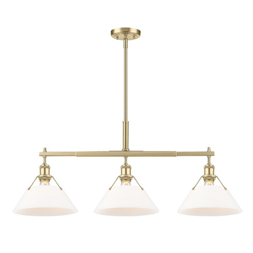 Linear/Island 3 Light Bar by Golden ( 62 | 3306-LP BCB-OP Orwell ) 
