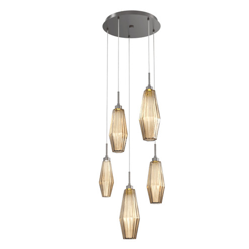 Pendants Multi-port/Cascade by Hammerton Studio ( 404 | CHB0049-05-GP-RB-C01-L1 Aalto ) 