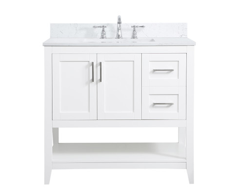 Plumbing Bath Chests/Vanities by Elegant Lighting ( 173 | VF16036WH-BS Aubrey ) 