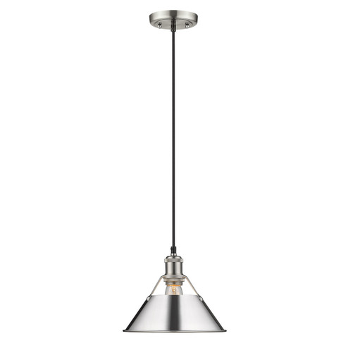 Mini Pendants Metal Shade by Golden ( 62 | 3306-M PW-CH Orwell ) 