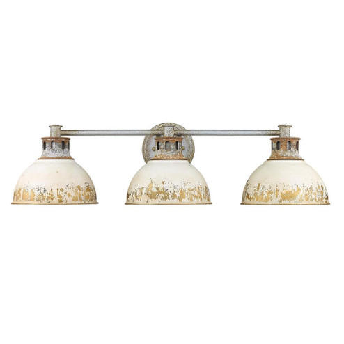 Bathroom Fixtures Three Lights by Golden ( 62 | 0865-BA3 AGV-AI Kinsley ) 